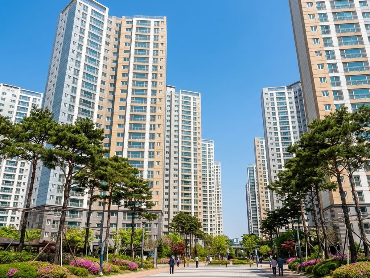 경기 수원시 대표 주거 유형 — 고층 대단지 아파트